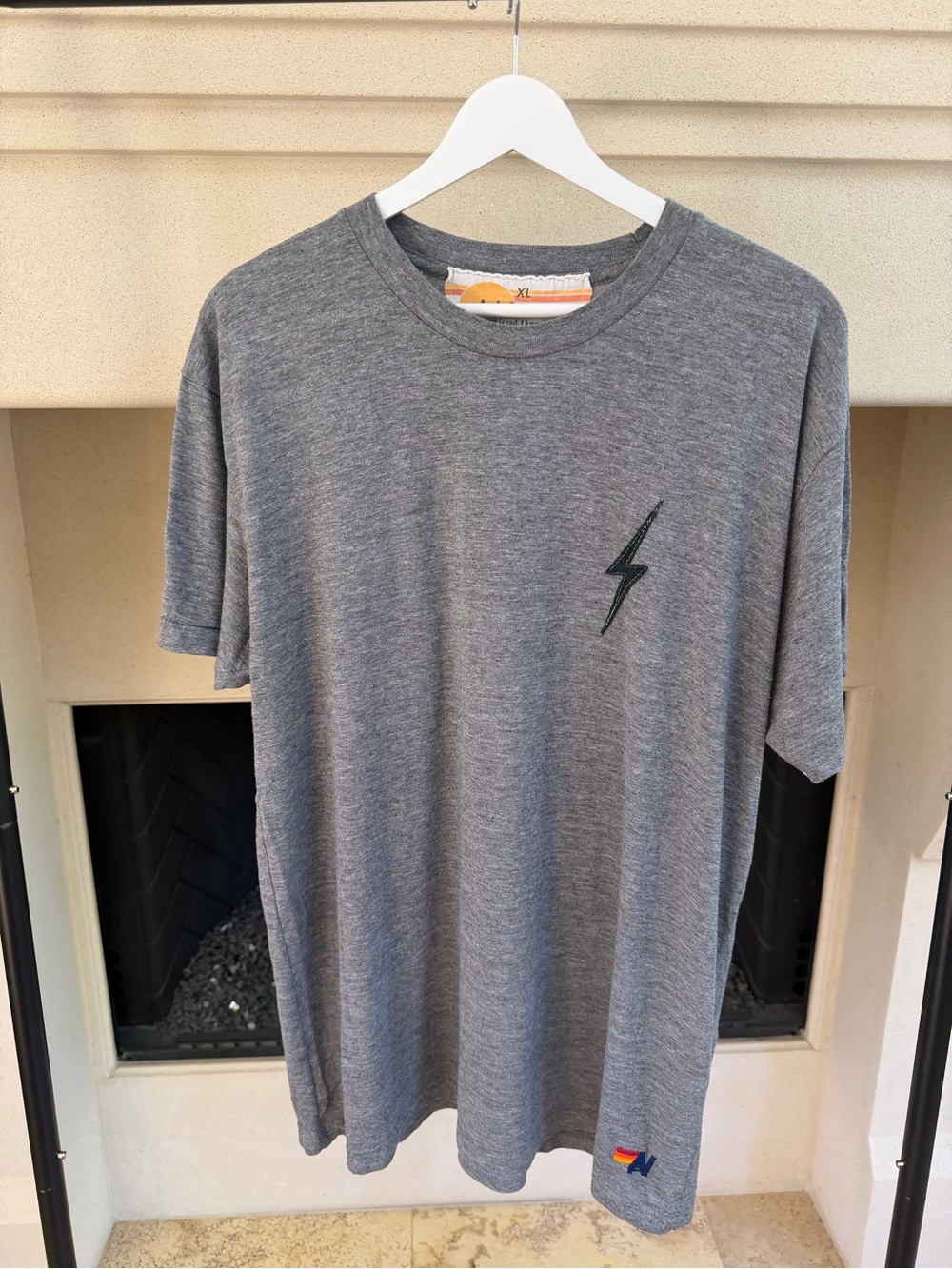 Aviator Nation Grey Bolt Tee